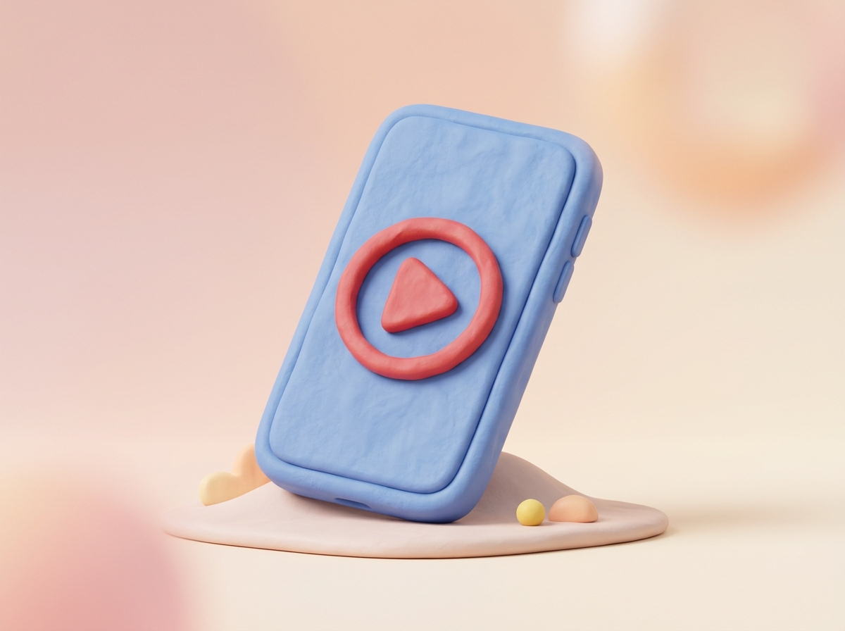 Short Clip 3D Clay Illustration